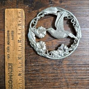 Pewtet Hummingbird Potpourri Lid ONLY!!